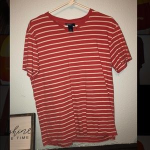striped v neck polo (men’s m)